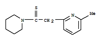 (9ci)-1-[2-(6-甲基-2-吡啶)-1-硫氧代乙基]-哌啶結(jié)構(gòu)式_31293-29-5結(jié)構(gòu)式