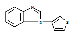 (9ci)-1-(3-噻吩)-1H-苯并咪唑結(jié)構(gòu)式_312959-35-6結(jié)構(gòu)式