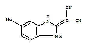 (9ci)-(1,3-二氫-5-甲基-2H-苯并咪唑-2-基)-丙二腈結(jié)構(gòu)式_313221-26-0結(jié)構(gòu)式