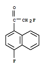 Ethanone, 2-fluoro-1-(4-fluoro-1-naphthalenyl)-(9ci)Structure,315-99-1Structure Ethanone, 2-fluoro-1-(4-fluoro-1-naphthalenyl)-(9ci) Structure,315-99-1Structure