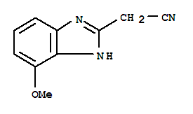 1H-benzimidazole-2-acetonitrile,4-methoxy-(9ci)Structure,317817-41-7Structure 1H-benzimidazole-2-acetonitrile,4-methoxy-(9ci) Structure,317817-41-7Structure