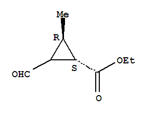 (1r,3s)-rel-(9ci)-2-甲?；?3-甲基-環(huán)丙烷羧酸乙酯結(jié)構(gòu)式_318990-36-2結(jié)構(gòu)式