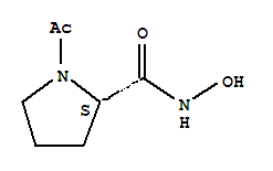 (s)-(9ci)-1-乙?；?n-羥基-2-吡咯烷羧酰胺結(jié)構(gòu)式_31982-74-8結(jié)構(gòu)式
