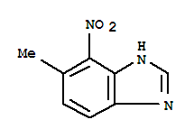 1H-benzimidazole,5-methyl-4-nitro-(9ci)Structure,32046-84-7Structure 1H-benzimidazole,5-methyl-4-nitro-(9ci) Structure,32046-84-7Structure
