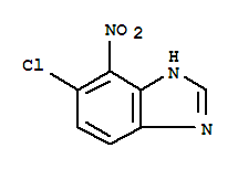 1H-benzimidazole,5-chloro-4-nitro-(9ci)Structure,32046-86-9Structure 1H-benzimidazole,5-chloro-4-nitro-(9ci) Structure,32046-86-9Structure