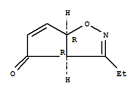 (3aR,6aR)-3-乙基-3A,6A-二氫-4H-環(huán)戊二烯并[d][1,2]惡唑-4-酮結構式_325692-86-2結構式