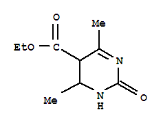 (9Ci)-1,2,5,6-四氫-4,6-二甲基-2-氧代-5-嘧啶羧酸乙酯結(jié)構(gòu)式_330859-97-7結(jié)構(gòu)式
