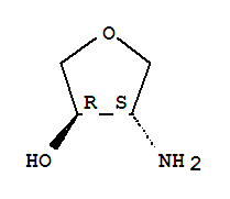 (3R,4S)-4-氨基四氫-3-呋喃醇結(jié)構(gòu)式_330975-13-8結(jié)構(gòu)式