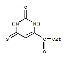 (9ci)-1,2,3,6-四氫-2-氧代-6-硫氧代-4-嘧啶羧酸乙酯結(jié)構(gòu)式_332025-18-0結(jié)構(gòu)式