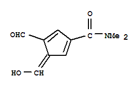 (8ci)-4-甲?；?3-(羥基亞甲基)-N,N-二甲基-1,4-環(huán)戊二烯-1-羧酰胺結構式_33251-34-2結構式