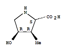 (3R,4R)-4-羥基-3-甲基-L-脯氨酸結(jié)構(gòu)式_333354-55-5結(jié)構(gòu)式