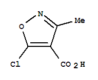 (7ci,9ci)-5-氯-3-甲基-4-異噁唑羧酸結(jié)構(gòu)式_3356-99-8結(jié)構(gòu)式