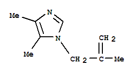 1H-imidazole,4,5-dimethyl-1-(2-methyl-2-propenyl)-(9ci)Structure,336106-27-5Structure 1H-imidazole,4,5-dimethyl-1-(2-methyl-2-propenyl)-(9ci) Structure,336106-27-5Structure