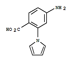 Benzoic acid,4-amino-2-(1h-pyrrol-1-yl)-(9ci)Structure,337913-58-3Structure Benzoic acid,4-amino-2-(1h-pyrrol-1-yl)-(9ci) Structure,337913-58-3Structure