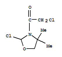 Oxazolidine,2-chloro-3-(chloroacetyl)-4,4-dimethyl-(9ci)Structure,339366-58-4Structure Oxazolidine,2-chloro-3-(chloroacetyl)-4,4-dimethyl-(9ci) Structure,339366-58-4Structure