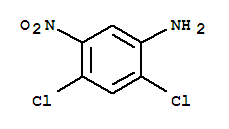 2,4-二氯-5-硝基苯胺結構式_34033-44-8結構式