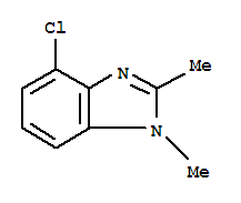 1H-benzimidazole,4-chloro-1,2-dimethyl-(9ci)Structure,34373-78-9Structure 1H-benzimidazole,4-chloro-1,2-dimethyl-(9ci) Structure,34373-78-9Structure