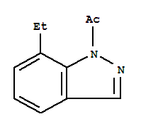 1H-indazole, 1-acetyl-7-ethyl- (9ci)Structure,343773-69-3Structure 1H-indazole, 1-acetyl-7-ethyl- (9ci) Structure,343773-69-3Structure