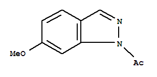 1H-indazole, 1-acetyl-6-methoxy- (9ci)Structure,343773-70-6Structure 1H-indazole, 1-acetyl-6-methoxy- (9ci) Structure,343773-70-6Structure