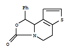 (9Ci)-1,5,6,9B-四氫-1-苯基-3H-噁唑并[3,4-A]噻吩并[3,2-C]吡啶-3-酮結(jié)構(gòu)式_344864-26-2結(jié)構(gòu)式