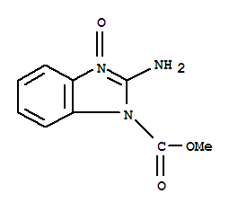 1H-benzimidazole-1-carboxylicacid,2-amino-,methylester,3-oxide(9ci) Structure,344886-39-1Structure