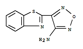 1,2,5-Oxadiazol-3-amine,4-(2-benzothiazolyl)-(9ci)Structure,346646-10-4Structure 1,2,5-Oxadiazol-3-amine,4-(2-benzothiazolyl)-(9ci) Structure,346646-10-4Structure