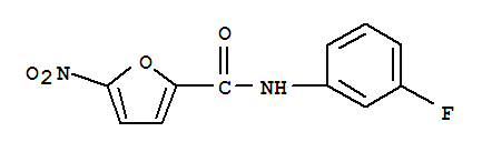 (9ci)-n-(3-氟苯基)-5-硝基-2-呋喃羧酰胺結(jié)構(gòu)式_349127-18-0結(jié)構(gòu)式