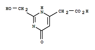 (9ci)-1,6-二氫-2-(羥基甲基)-6-氧代-4-嘧啶乙酸結(jié)構(gòu)式_35978-14-4結(jié)構(gòu)式