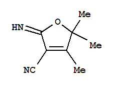3-Furancarbonitrile,2,5-dihydro-2-imino-4,5,5-trimethyl-(9ci)Structure,364599-35-9Structure 3-Furancarbonitrile,2,5-dihydro-2-imino-4,5,5-trimethyl-(9ci) Structure,364599-35-9Structure