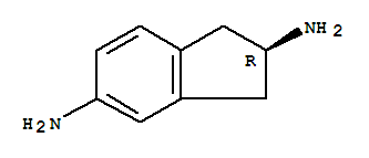 1H-indene-2,5-diamine,2,3-dihydro-,(2r)-(9ci) Structure,370861-69-1Structure