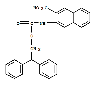 Fmoc-3-氨基-2-萘酸結(jié)構(gòu)式_372159-75-6結(jié)構(gòu)式