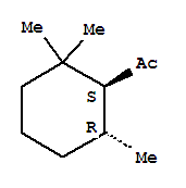 (9CI)-1-[(1S,6R)-2,2,6-三甲基環(huán)己基]-乙酮結(jié)構(gòu)式_379688-87-6結(jié)構(gòu)式