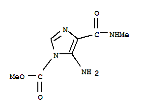 1H-imidazole-1-carboxylicacid,5-amino-4-[(methylamino)carbonyl]-,methyl Structure,385796-03-2Structure
