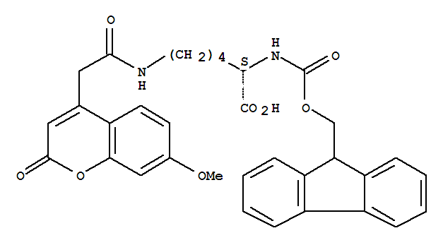 Fmoc-lys(mca)-ohStructure,386213-32-7Structure Fmoc-lys(mca)-oh Structure,386213-32-7Structure