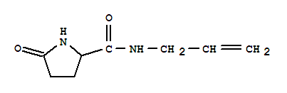 (6ci,7ci,8ci)-n-烯丙基-5-氧代-2-吡咯烷羧酰胺結(jié)構(gòu)式_3880-21-5結(jié)構(gòu)式