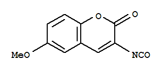 (9ci)-3-異氰?；?6-甲氧基-2H-1-苯并吡喃-2-酮結(jié)構(gòu)式_397876-62-9結(jié)構(gòu)式