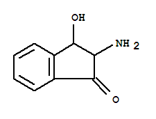 1H-inden-1-one, 2-amino-2,3-dihydro-3-hydroxy-Structure,39819-79-9Structure 1H-inden-1-one, 2-amino-2,3-dihydro-3-hydroxy- Structure,39819-79-9Structure