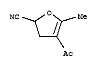 (9ci)-4-乙?；?2,3-二氫-5-甲基-2-呋喃甲腈結構式_39822-46-3結構式