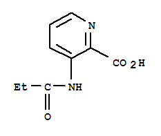 (9ci)-3-[(1-氧代丙基)氨基]-2-吡啶羧酸結構式_400722-99-8結構式
