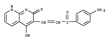 (9ci)-4-羥基-3-[3-(4-硝基苯基)-3-氧代-1-丙烯基]-1,8-萘啶-2(1h)-酮結(jié)構(gòu)式_401938-52-1結(jié)構(gòu)式
