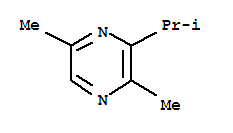 (9CI)-2,5-二甲基-3-(1-甲基乙基)-吡嗪結構式_40790-20-3結構式