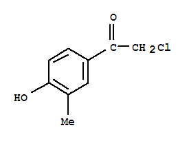 Ethanone, 2-chloro-1-(4-hydroxy-3-methylphenyl)-(9ci)Structure,40943-24-6Structure Ethanone, 2-chloro-1-(4-hydroxy-3-methylphenyl)-(9ci) Structure,40943-24-6Structure