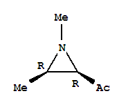 順式-(9ci)-1-(1,3-二甲基-2-氮丙啶)-乙酮結構式_41110-06-9結構式