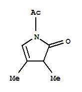 (9ci)-1-乙酰基-1,3-二氫-3,4-二甲基-2H-吡咯-2-酮結(jié)構(gòu)式_412011-43-9結(jié)構(gòu)式