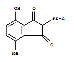 1H-indene-1,3(2h)-dione, 4-hydroxy-7-methyl-2-propyl- (9ci)Structure,412284-30-1Structure 1H-indene-1,3(2h)-dione, 4-hydroxy-7-methyl-2-propyl- (9ci) Structure,412284-30-1Structure