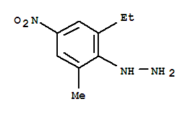 Hydrazine, (2-ethyl-6-methyl-4-nitrophenyl)-(9ci)Structure,412925-84-9Structure Hydrazine, (2-ethyl-6-methyl-4-nitrophenyl)-(9ci) Structure,412925-84-9Structure