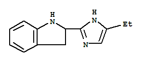 1H-indole,2-(4-ethyl-1h-imidazol-2-yl)-2,3-dihydro-(9ci)Structure,422572-50-7Structure 1H-indole,2-(4-ethyl-1h-imidazol-2-yl)-2,3-dihydro-(9ci) Structure,422572-50-7Structure
