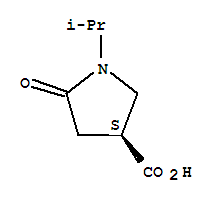 (3s)-(9ci)-1-(1-甲基乙基)-5-氧代-3-吡咯烷羧酸結(jié)構(gòu)式_428518-39-2結(jié)構(gòu)式