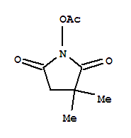 (9ci)-1-(乙酰基氧基)-3,3-二甲基-2,5-吡咯烷二酮結(jié)構(gòu)式_428861-30-7結(jié)構(gòu)式