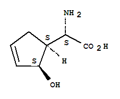 3-Cyclopentene-1-acetic acid, alpha-amino-2-hydroxy-, (alphas,1s,2s)-(9ci)Structure,433216-72-9Structure 3-Cyclopentene-1-acetic acid, alpha-amino-2-hydroxy-, (alphas,1s,2s)-(9ci) Structure,433216-72-9Structure